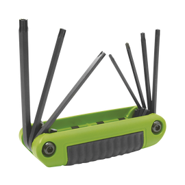 Juego de 7 llaves Torx® tamper tipo navaja