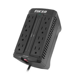 Forza - Automatic voltage regulator - AC 220 V - 8 Tomas de Corriente - 900 VA - Universal NEMA
