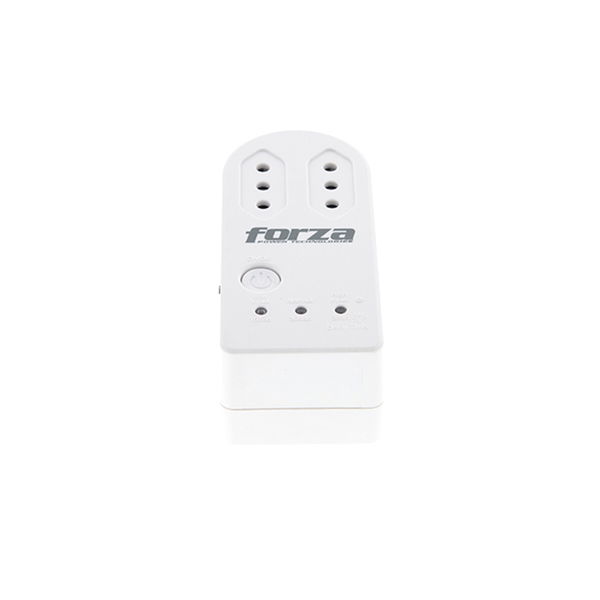 Forza - Voltage Protector - AC 220 V - 2 Tomas de Corriente - Chile Italian Out