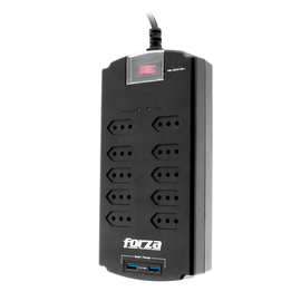 Forza - Surge protector - AC 220 V - 10 Tomas de Corriente - Chile 2 USB Ports Forza - Surge protector - AC 220 V - 10 Tomas de Corriente - Chile 2 USB Ports
