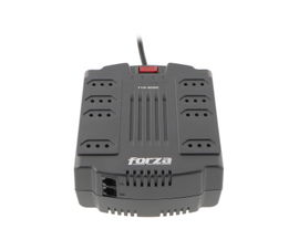 Forza - Automatic voltage regulator - AC 220 V - 8 Tomas de Corriente - 1200 VA - Italian Outlets