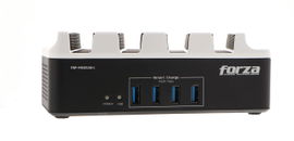 Forza - Surge protector - AC 220 V - 4 Tomas de Corriente - 4 USB Phone Holder