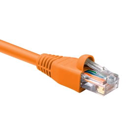 Nexxt Solutions Infrastructure - Patch cable - UTP - 90 cm - RJ-45 a  - Orange - Cat5e 3ft CM type