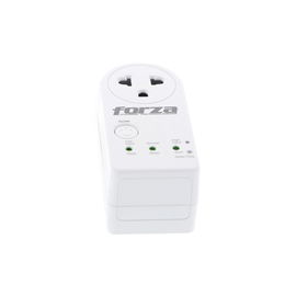Forza FVP Series FVP-1212B - Protector contra sobretensiones - CA 220/240 V - 1800 vatios - conectores de salida: 1 - blanco