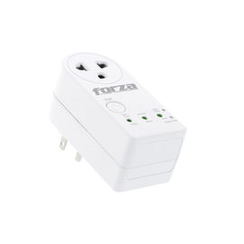 Forza FVP Series FVP-1212B - Protector contra sobretensiones - CA 220/240 V - 1800 vatios - conectores de salida: 1 - blanco