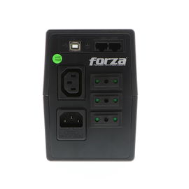 Forza SL Series SL-402UL-C - UPS - CA 220 V - 240 vatios - 400 VA - 4.5 Ah - USB - conectores de salida: 4 - Italia - negro