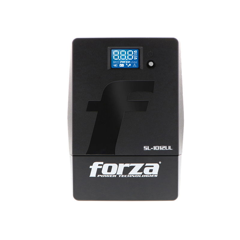 Forza SL Series SL-1012UL - UPS - CA 220 V - 600 vatios - 1000 VA - 7 Ah - USB - conectores de salida: 8 - negro
