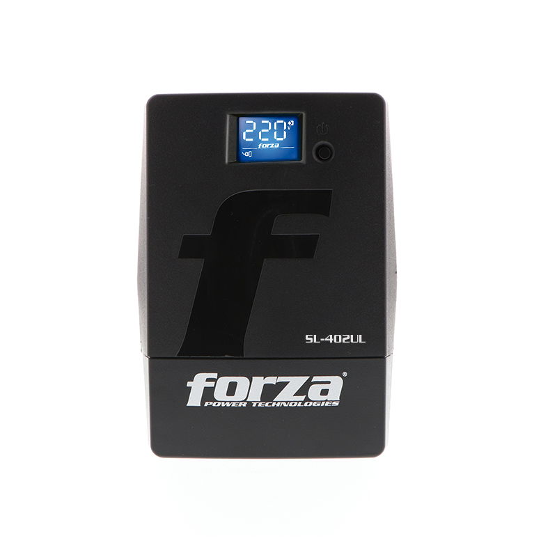 Forza SL Series SL-402UL - UPS - CA 220 V - 240 vatios - 400 VA - 4.5 Ah - USB - conectores de salida: 6 - negro Forza SL Series SL-402UL - UPS - CA 220 V - 240 vatios - 400 VA - 4.5 Ah - USB - conectores de salida: 6 - negro