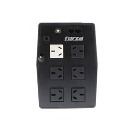 Forza SL Series SL-1012UL-A - UPS - CA 220 V - 600 vatios - 1000 VA - 7 Ah - USB - conectores de salida: 6 - Argentina - negro