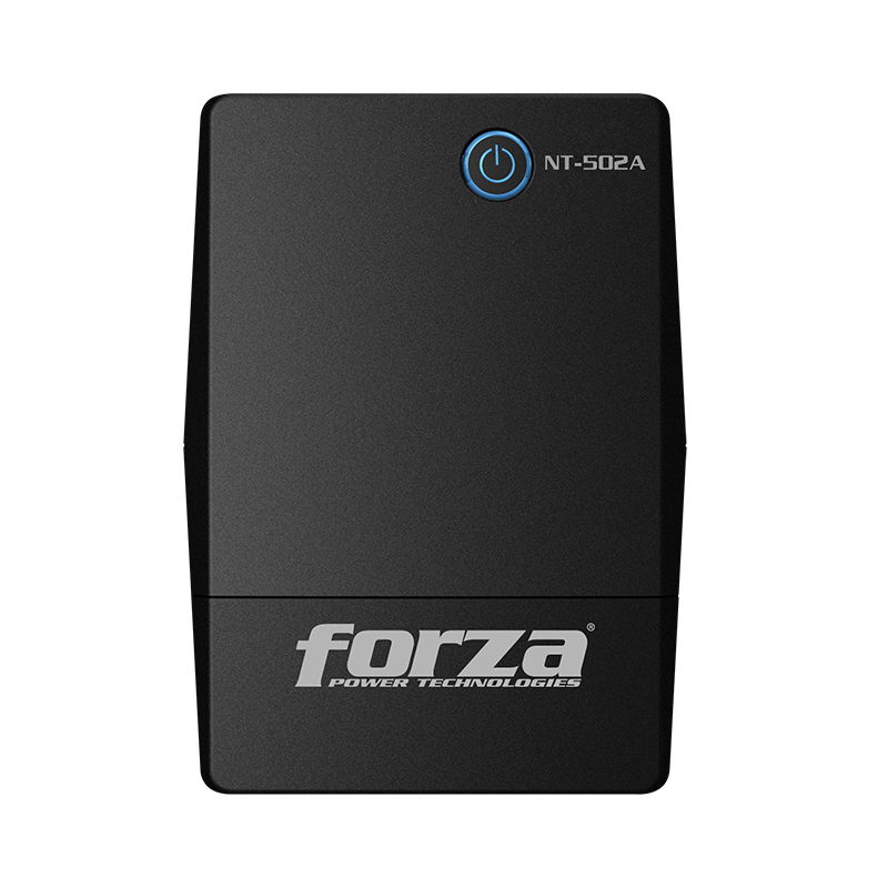 Forza NT Series NT-502A - UPS - CA 220 V - 250 vatios - 500 VA - 4.5 Ah - conectores de salida: 4 - Argentina - negro Forza NT Series NT-502A - UPS - CA 220 V - 250 vatios - 500 VA - 4.5 Ah - conectores de salida: 4 - Argentina - negro