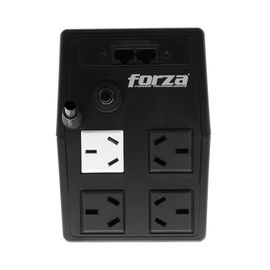 Forza NT Series NT-502A - UPS - CA 220 V - 250 vatios - 500 VA - 4.5 Ah - conectores de salida: 4 - Argentina - negro Forza NT Series NT-502A - UPS - CA 220 V - 250 vatios - 500 VA - 4.5 Ah - conectores de salida: 4 - Argentina - negro