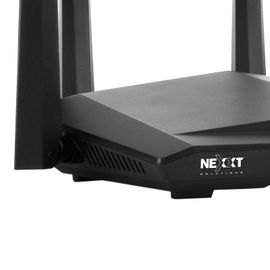 Nexxt Nebula 1200-AC - Enrutador inalámbrico - conmutador de 3 puertos - GigE - 802.11a/b/g/n/ac - Doble banda