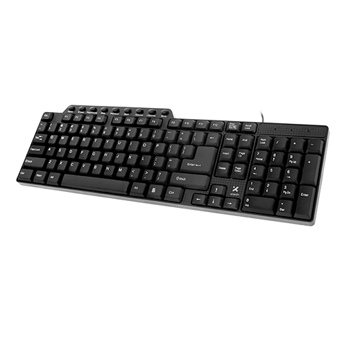 Xtech - Teclado - Cableado - Inglés - USB - Negro