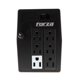 Forza - UPS - Line interactive - 500 Watt - 1000 VA - AC 220 V - 6 NEMA Outlets Forza - UPS - Line interactive - 500 Watt - 1000 VA - AC 220 V - 6 NEMA Outlets