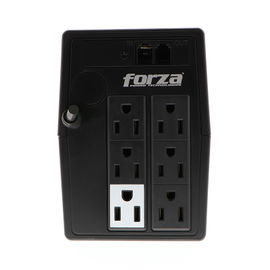 Forza - UPS - Line interactive - 375 Watt - 750 VA - AC 220 V - 6 NEMA Outlets
