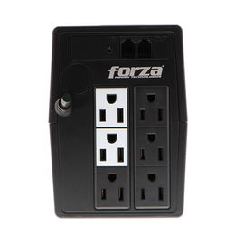 Forza - UPS - Line interactive - 250 Watt - 500 VA - AC 220 V - 6 NEMA Outlets Forza - UPS - Line interactive - 250 Watt - 500 VA - AC 220 V - 6 NEMA Outlets