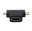 Xtech - Video / audio adapter - HDMI - 19 pin micro HDMI Type D - 19 pin mini HDMI Type C