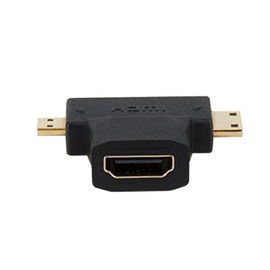 Xtech - Video / audio adapter - HDMI - 19 pin micro HDMI Type D - 19 pin mini HDMI Type C