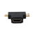 Xtech - Video / audio adapter - HDMI - 19 pin micro HDMI Type D - 19 pin mini HDMI Type C