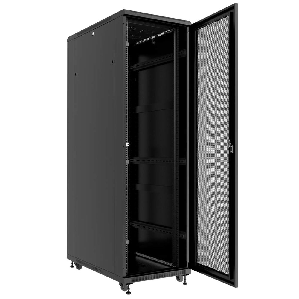 Nexxt Solutions Infrastructure - Server rack - Black - SKD 37U 19 Nexxt Solutions Infrastructure - Server rack - Black - SKD 37U 19
