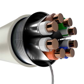 Nexxt Enterprise Cat6A S/FTP Cable 4P 23AWG LSZH 305m GR Nexxt Enterprise Cat6A S/FTP Cable 4P 23AWG LSZH 305m GR