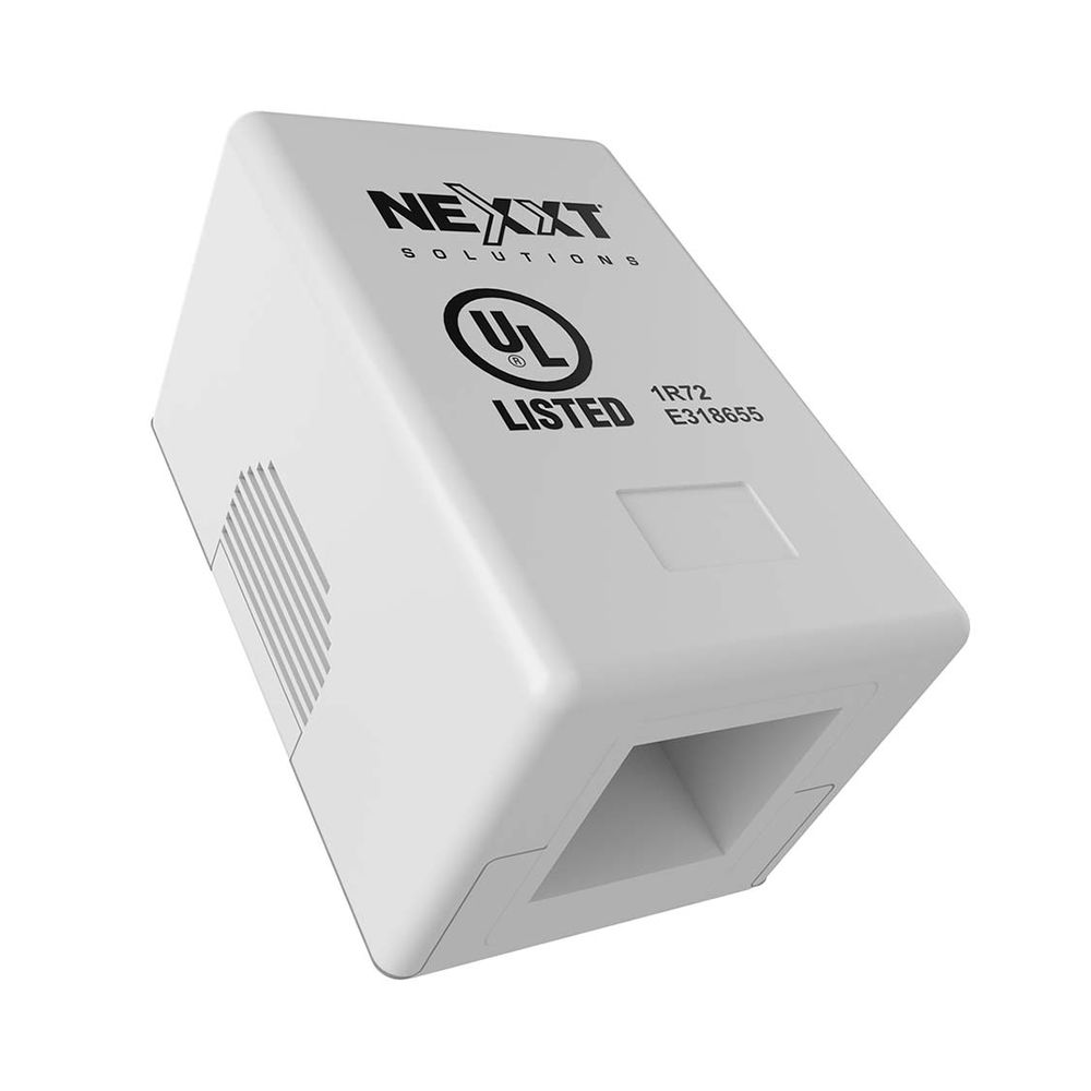 Nexxt Unloaded Surface Mount Box 1 Port White Nexxt Unloaded Surface Mount Box 1 Port White