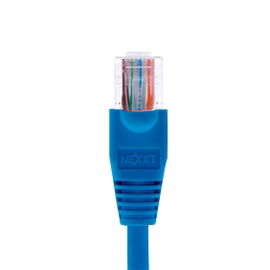 Nexxt - Cable de interconexión - RJ-45 (M) a RJ-45 (M) - 15.2 m - UTP - CAT 5e - moldeado, trenzado - azul