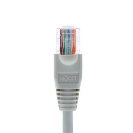 Nexxt - Cable de interconexión - RJ-45 (M) a RJ-45 (M) - 15.2 m - UTP - CAT 5e - moldeado, trenzado - gris