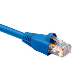 Nexxt - Cable de interconexión - RJ-45 (M) a RJ-45 (M) - 4.3 m - UTP - CAT 5e - moldeado, trenzado - azul