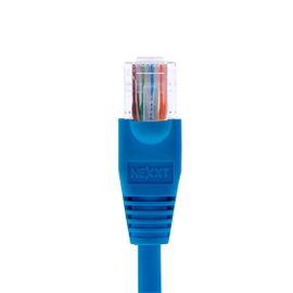 Nexxt - Cable de interconexión - RJ-45 (M) a RJ-45 (M) - 4.3 m - UTP - CAT 5e - moldeado, trenzado - azul Nexxt - Cable de interconexión - RJ-45 (M) a RJ-45 (M) - 4.3 m - UTP - CAT 5e - moldeado, trenzado - azul