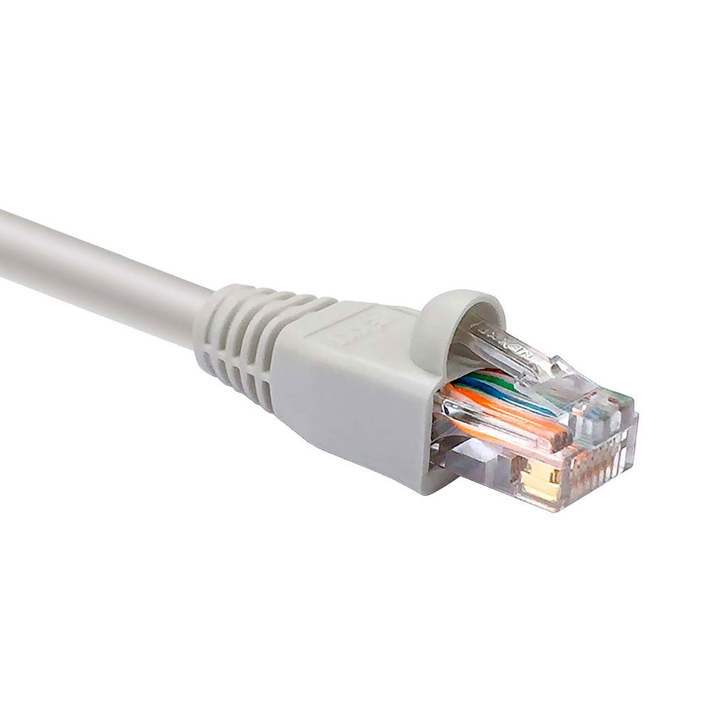 Nexxt - Cable de interconexión - RJ-45 (M) a RJ-45 (M) - 90 cm - UTP - CAT 5e - moldeado, trenzado - blanco