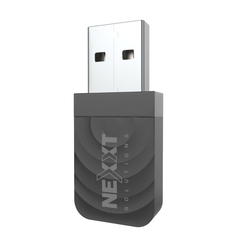 Nexxt Lynx1300-AC - Adaptador de red - USB 3.0 - 802.11ac - negro