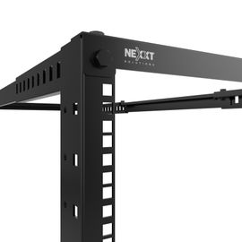 Nexxt Solutions - Rack marco abierto - 4 postes - instalable en el suelo - RAL 9005, negro barniz - 42U - 19 Nexxt Solutions - Rack marco abierto - 4 postes - instalable en el suelo - RAL 9005, negro barniz - 42U - 19