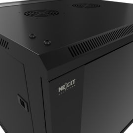 Nexxt Solutions - Rack armario - instalable en pared - RAL 9005, negro barniz - 12U - 19