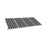 Montaje de aluminio  anodizado para techo o piso de concreto de rápida instalación línea Starter,  arreglo 1x4 módulos fotovoltaicos
