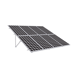 Montaje de aluminio en techo o piso de concreto para  arreglo 2 x 4  módulos fotovoltáicos línea Starter