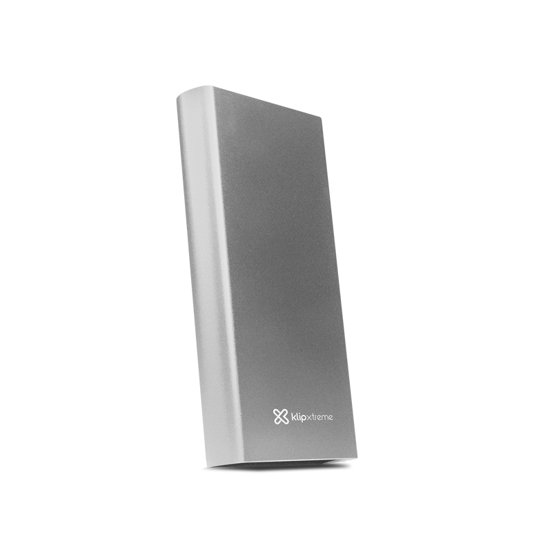 Klip Xtreme KBH-205SV - Power bank - 20000 mAh - 5 pin Micro-USB Type B - 2 x 4 pin USB Type A - Phone / Other / Portable player / Tablet / Cellular phone / Camera - Lithium ion - Silver - Para Universal
