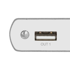 Klip Xtreme KBH-205SV - Power bank - 20000 mAh - 5 pin Micro-USB Type B - 2 x 4 pin USB Type A - Phone / Other / Portable player / Tablet / Cellular phone / Camera - Lithium ion - Silver - Para Universal
