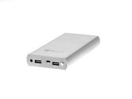 Klip Xtreme KBH-205SV - Power bank - 20000 mAh - 5 pin Micro-USB Type B - 2 x 4 pin USB Type A - Phone / Other / Portable player / Tablet / Cellular phone / Camera - Lithium ion - Silver - Para Universal