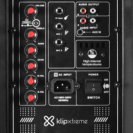 Klip Xtreme KLS-750 - Speaker system - Black - Party Speaker w/Mic Klip Xtreme KLS-750 - Speaker system - Black - Party Speaker w/Mic