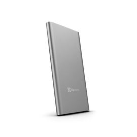 Klip Xtreme KBH-175 - Cargador portátil - 8000 mAh - 2 conectores de salida (USB) - plata