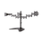 Klip Xtreme KPM-321 - Base - para 3 pantallas LCD (brazo ajustable) - plástico, acero de alta calidad - negro - tamaño de pantalla: 13