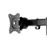 Klip Xtreme KPM-321 - Base - para 3 pantallas LCD (brazo ajustable) - plástico, acero de alta calidad - negro - tamaño de pantalla: 13