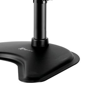 Klip Xtreme KPM-321 - Base - para 3 pantallas LCD (brazo ajustable) - plástico, acero de alta calidad - negro - tamaño de pantalla: 13