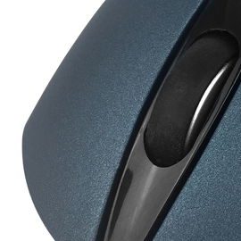 Klip Xtreme ClickQuiet KMO-250 - Ratón - ergonómico - óptico - 3 botones - cableado - USB - azul