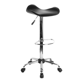 Xtech - Taburete de bar - plástico, metal, PVC, espuma, contrachapado - negro