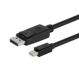 Xtech - Video / audio cable - 20 pin DisplayPort - Mini DisplayPort - Black - 6ft