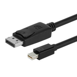 Xtech - Video / audio cable - 20 pin DisplayPort - Mini DisplayPort - Black - 6ft