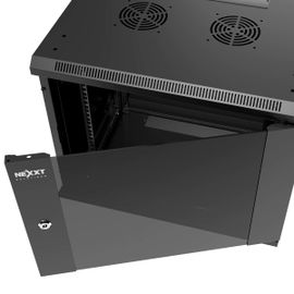 Nexxt Solutions Infrastructure - Gabinete de Pared - Semi Ensamblado - Black - SKD 15U 19 Nexxt Solutions Infrastructure - Gabinete de Pared - Semi Ensamblado - Black - SKD 15U 19