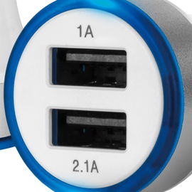 Klip Xtreme - Battery charger - car - Dual USB-3.1A